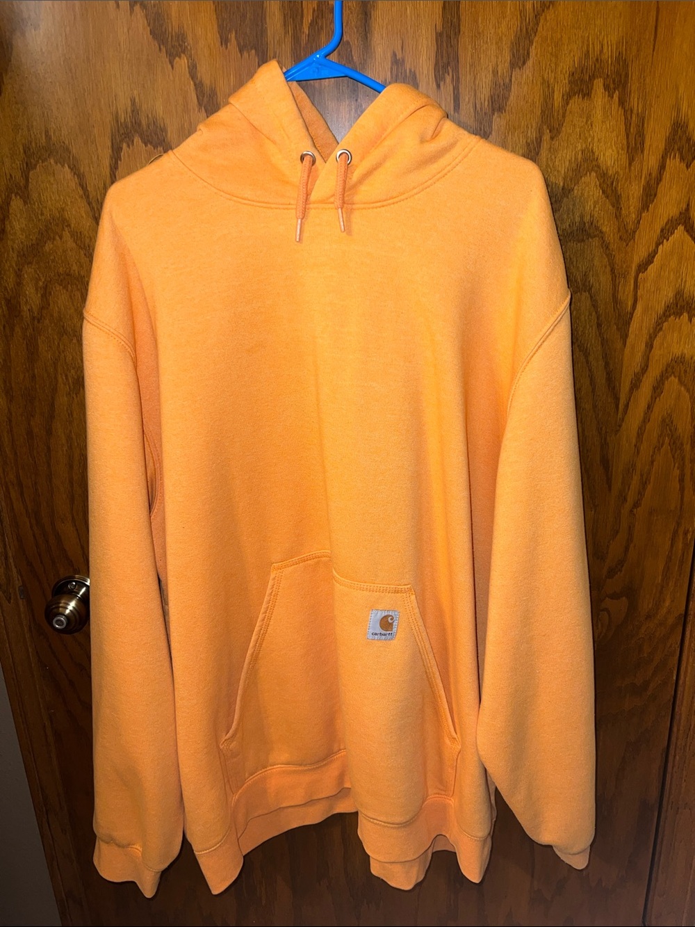 Carhartt Orange Hooded Sweatshirt